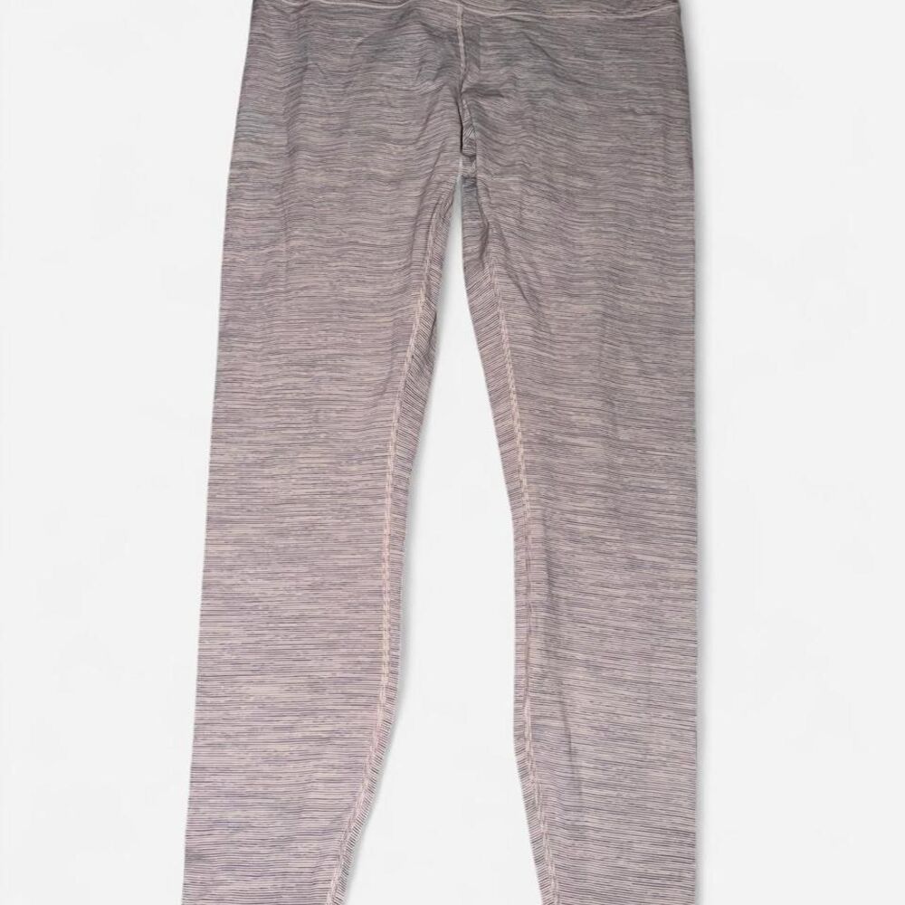 Lululemon Women's Grey and Purple Leggings